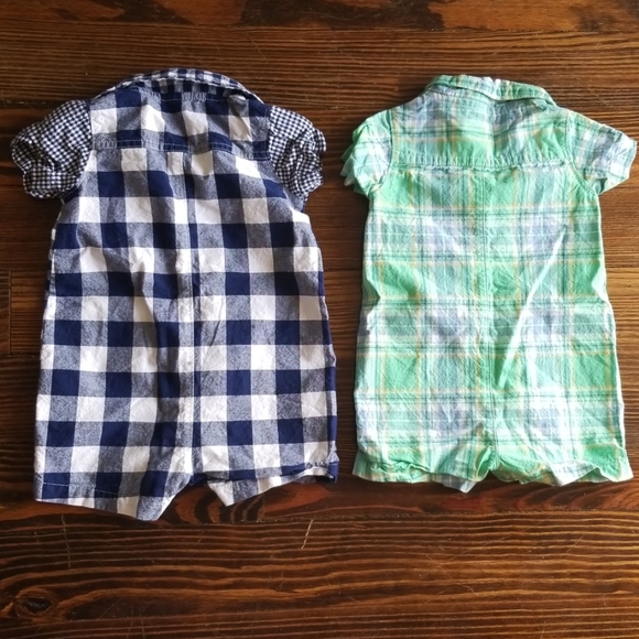 Two Carter's Rompers - Picture 2 of 8